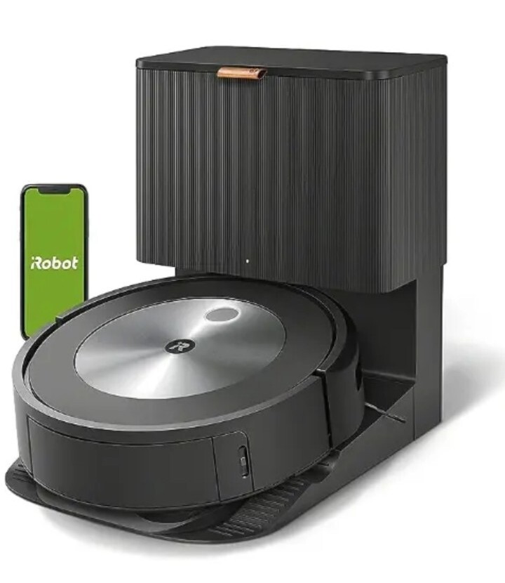 iROBOT Roomba j7+ Self-Emptying Robotic Vacuum, Graphite. New-Factory Sealed gallery