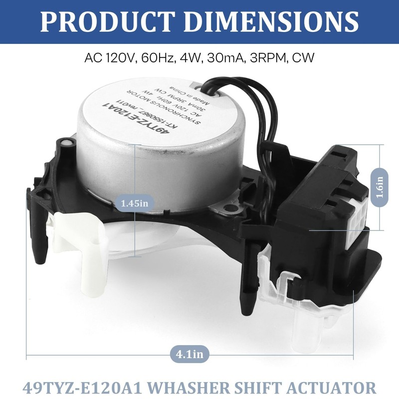 Washer Shift Actuator for Whirlpool Maytag W10913953 W10815026 W10597177 W114817 gallery