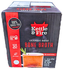 Kettle & Fire Beef Bone Broth 6 Count x 16.9 Oz EXP 06/2027