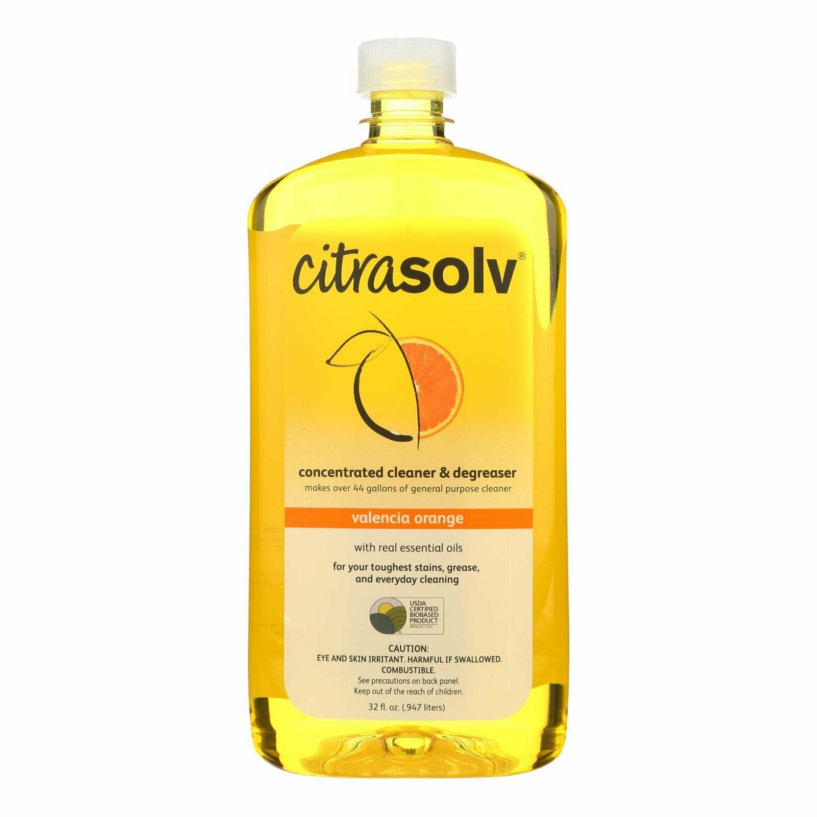 Citrasolv Concentrated Cleaner & Degreaser Valencia Orange Cruelty Free 32 oz gallery