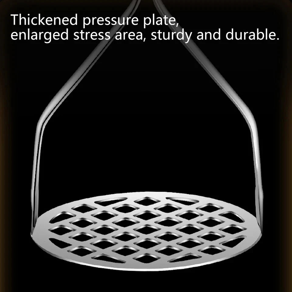 Potato Masher Hangable Stainless Steel Ricer & Vegetable Crusher Kitchen Gadget* gallery