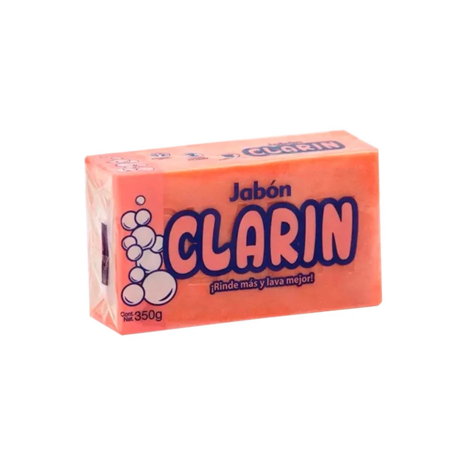 3X CLARIN Rosa para Manchas Difíciles 🇲🇽 Bar Laundry Soap, 350g, 3 Pack gallery