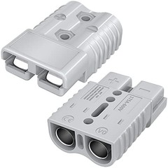175Amp Battery Quick Connect/Disconnect Connector, 600V 1/0AWG Gray 175A
