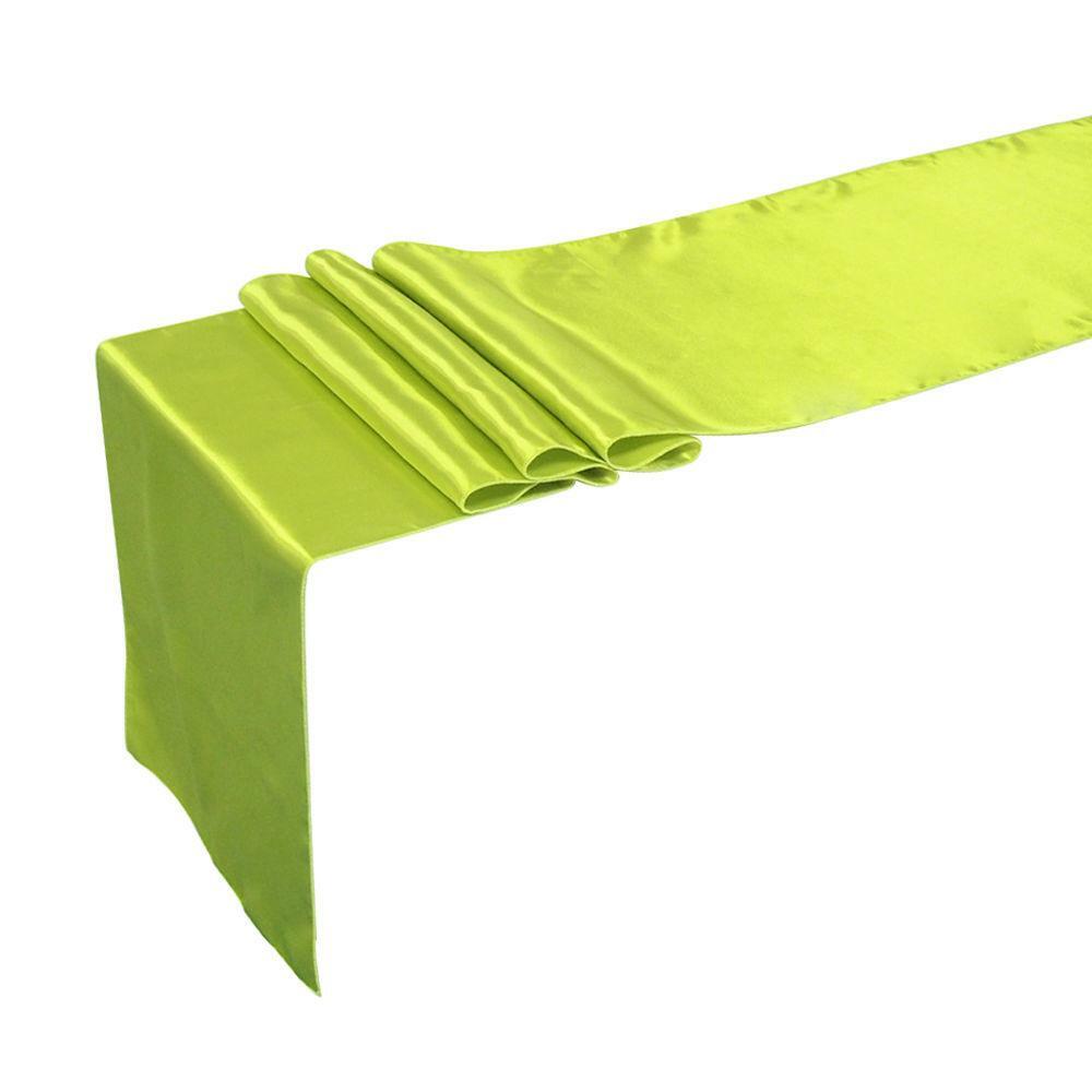 Table Runner Satin 12 x 108 Inch By Broward Linens (Variety Colors)