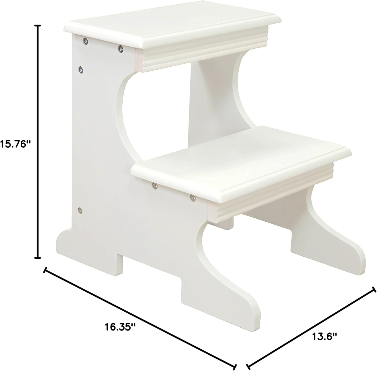 Bedside Stairs For High Beds Adults Two Step Stool Foot Steps Bed Ladder Wood gallery