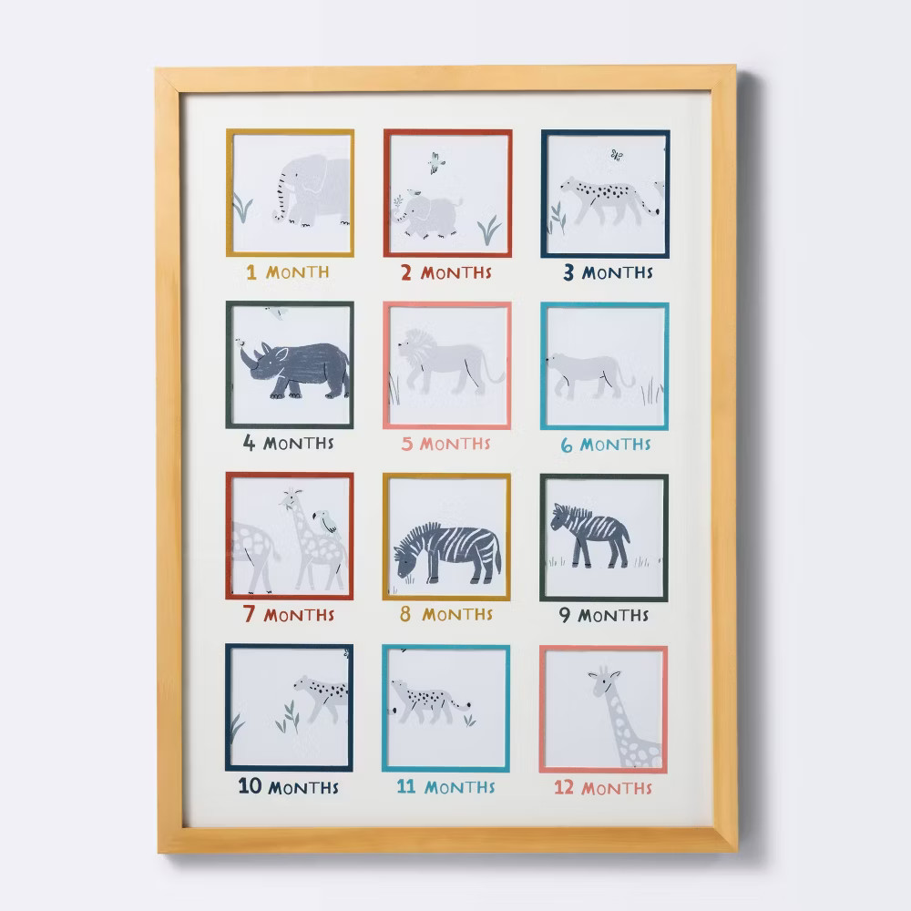 Milestone 4" x 4" Image Opening Picture Frame - Multi Bright with gallery