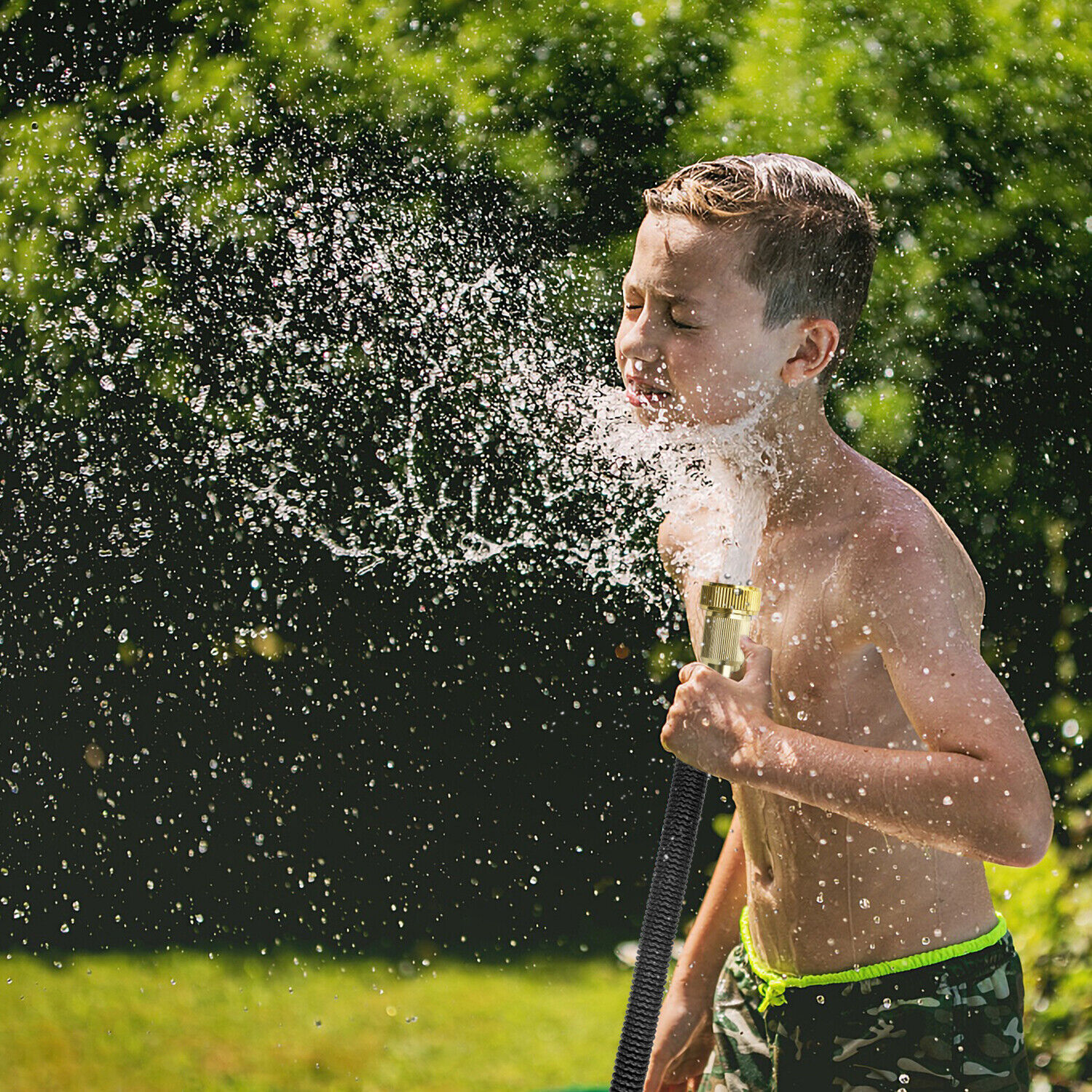 3X Stronger Deluxe Expandable Flexible Garden Water Hose (25ft,50ft,75ft,100ft) gallery