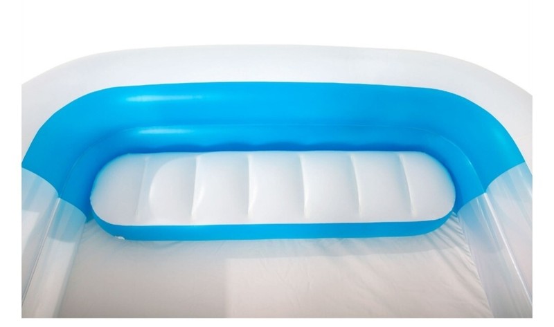 Bestway H2OGO! Inflatable Rectangular Family Pool w/ Safety Windows ~10ft Long gallery
