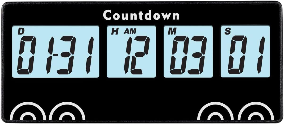 9999 Days Retirement Timer Up To Countdown and Alarm For All of The Big Events gallery