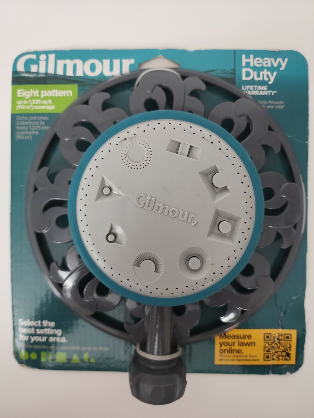 Gilmour Ring Base Multi-Pattern Sprinkler 8 patterns Heavy Duty NEW gallery
