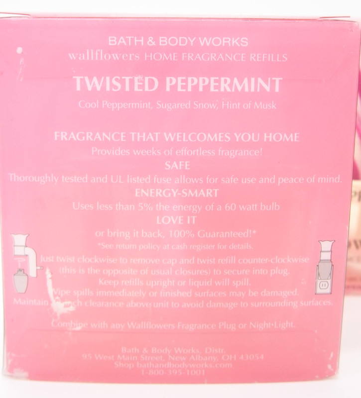 4x Bath & Body Works TWISTED PEPPERMINT Wallflower Refill Bulbs 0.8oz LOT 2-Pack gallery