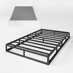7 Inch Box Spring for Twin Bed,High Profile Strong Metal Frame Mattress Found…