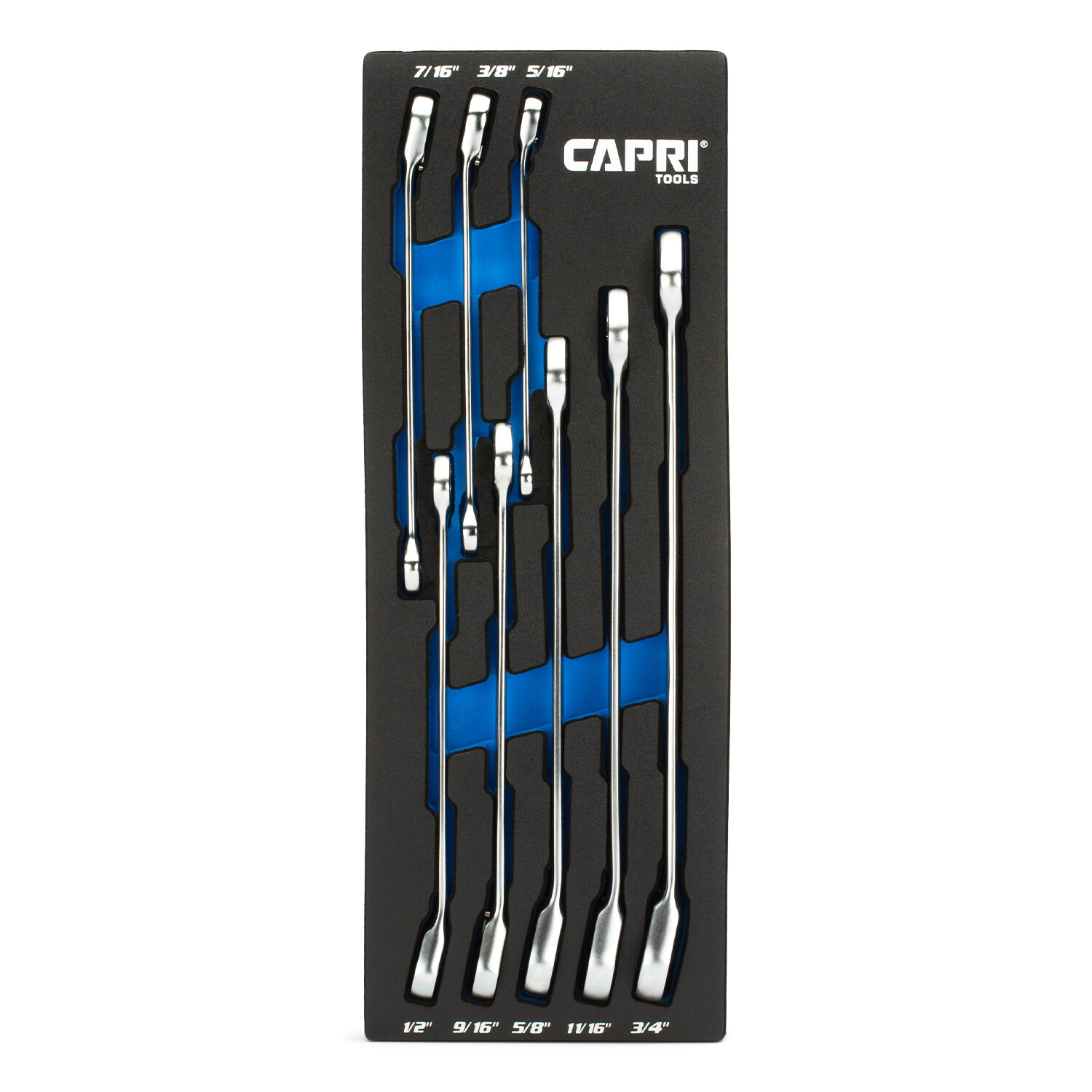 Capri Tools 120-Tooth Ultra-Smooth Reversible Ratcheting Wrenches Set, SAE gallery