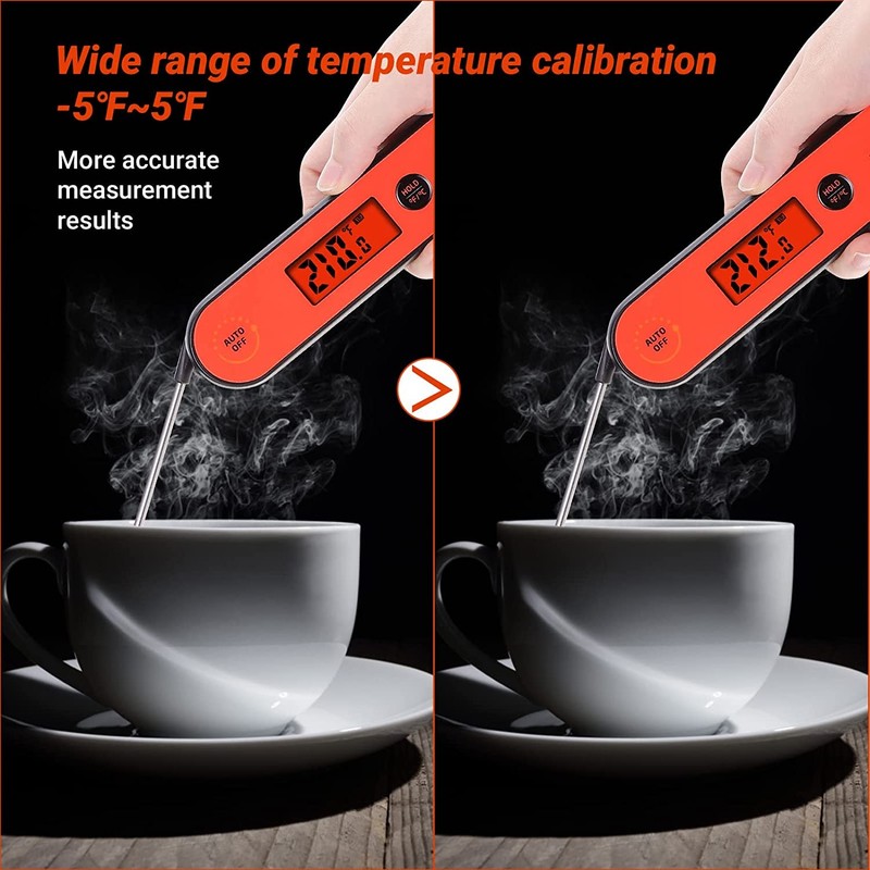 INKBIRD Wireless Probe Meat Thermometer BBQ Glove Instant Read Candy Thermometer gallery
