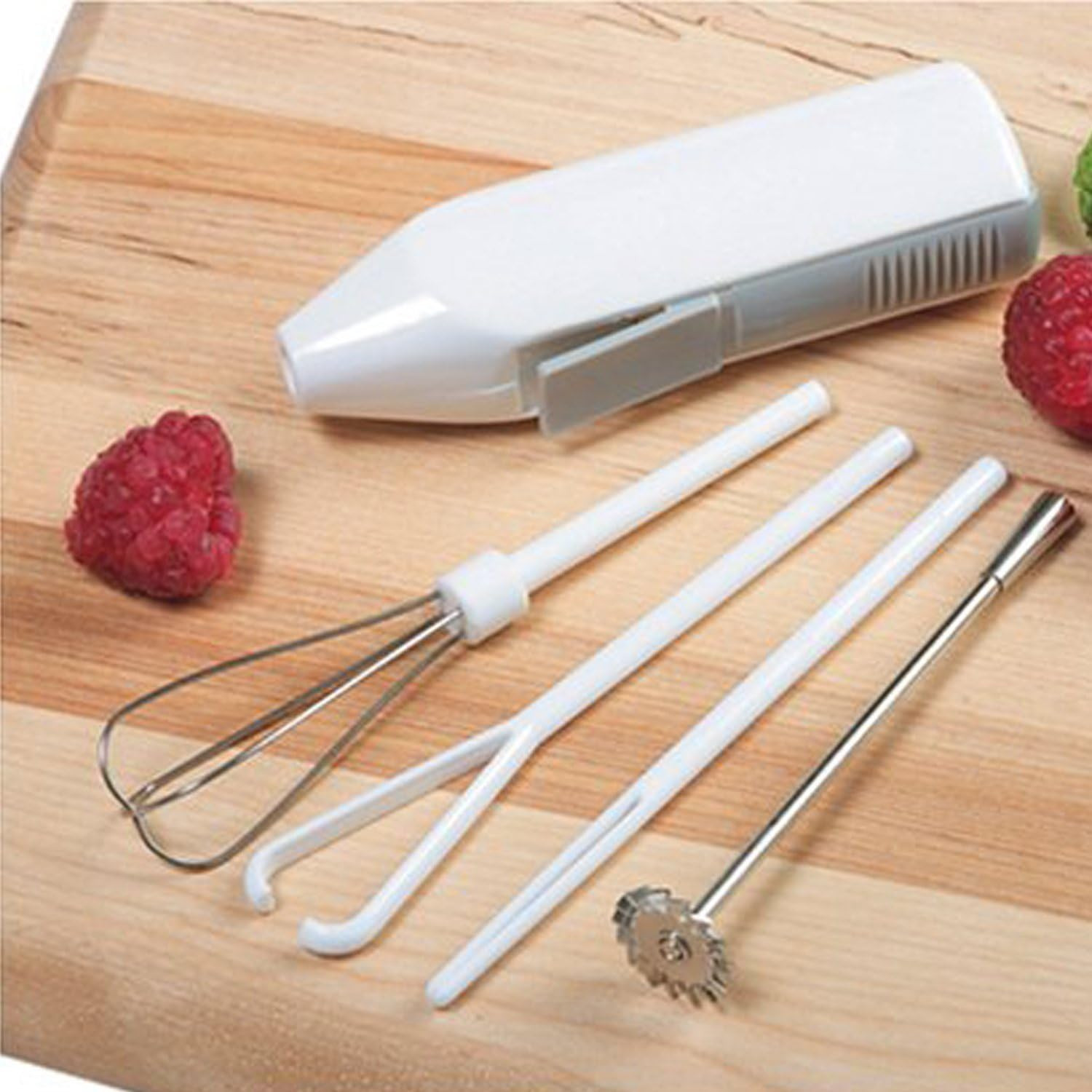 New Cordless Mini Mixer 5 Piece Set Personal Small Hand Held Mixing Blender Home gallery