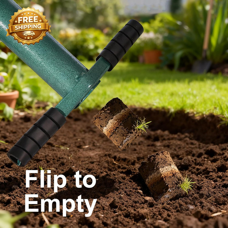 Sod Plugger Bulb Planter Planting Tool, Easy to Assemble Garden Trasnplanter gallery