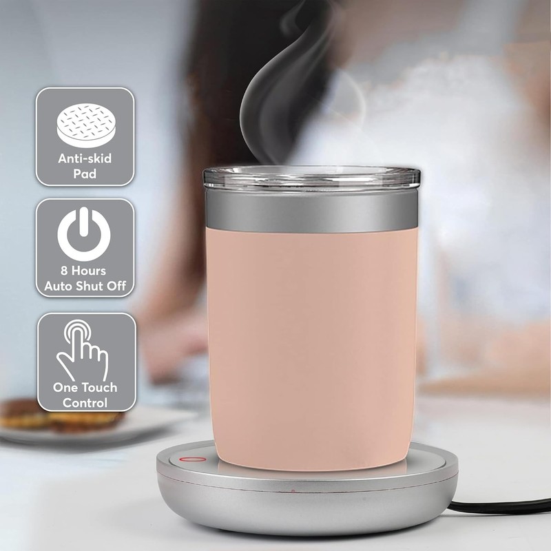 Coffee Mug Warmer - Compact Coffee Cup Warmer for Desk with Auto On/Off - Multip gallery