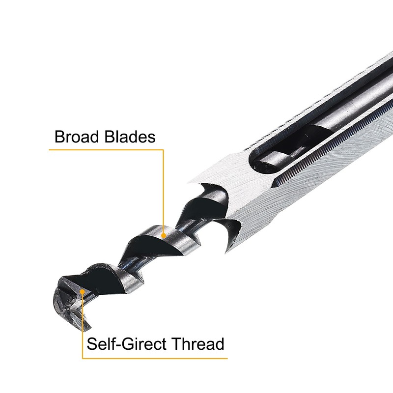 3pcs Square Hole Drill Bit 1/2"(12.7mm) Hollow Mortiser Auger for Woodworking gallery