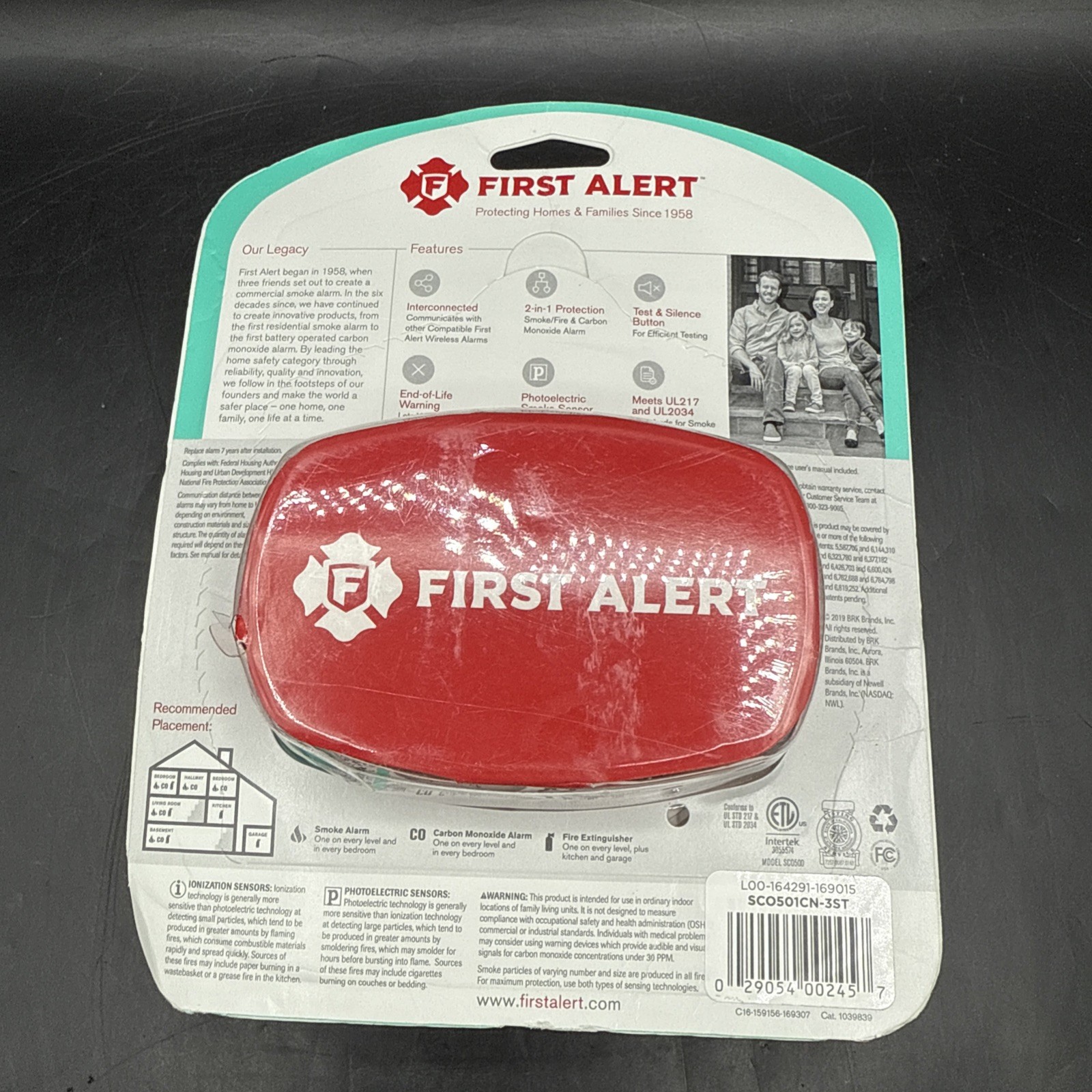 First Alert Wireless Interconnect Hardwired Smoke Alarm - SC0501CN gallery