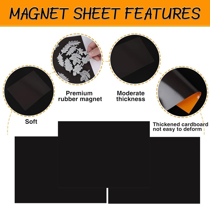 Crafting Storage Solution with 40 Pieces of Bags and Rubber Magnetic Sheets gallery