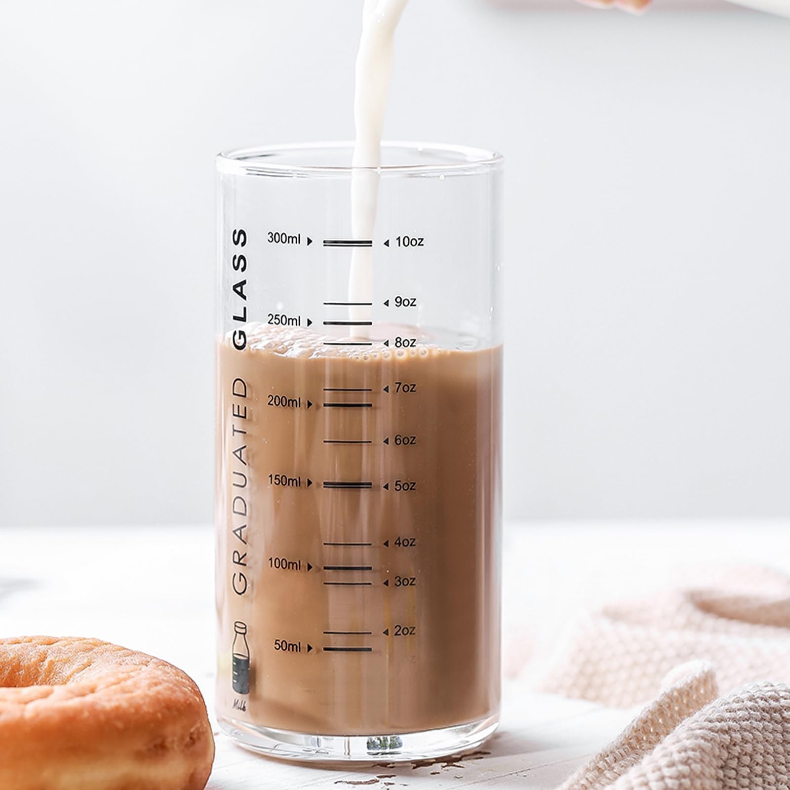 Cup With Measurements for Drinking,10 OZ Drinking Glass With Measurements for... gallery