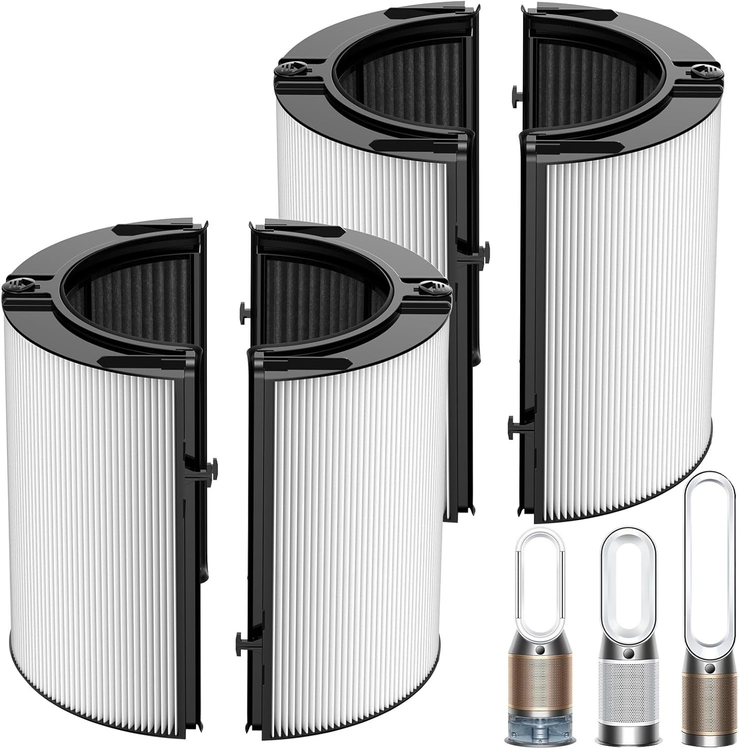True HEPA+Carbon Filter 2-Pack Replacement for Dyson HP1 PH01 PH02 PH03 HP06 ... gallery