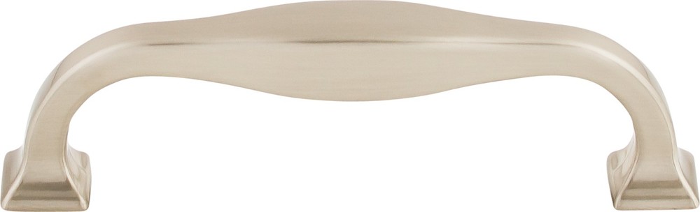 Top Knobs TK722BSN Contour Pull 3 3/4" (c-c) Brushed Satin Nickel