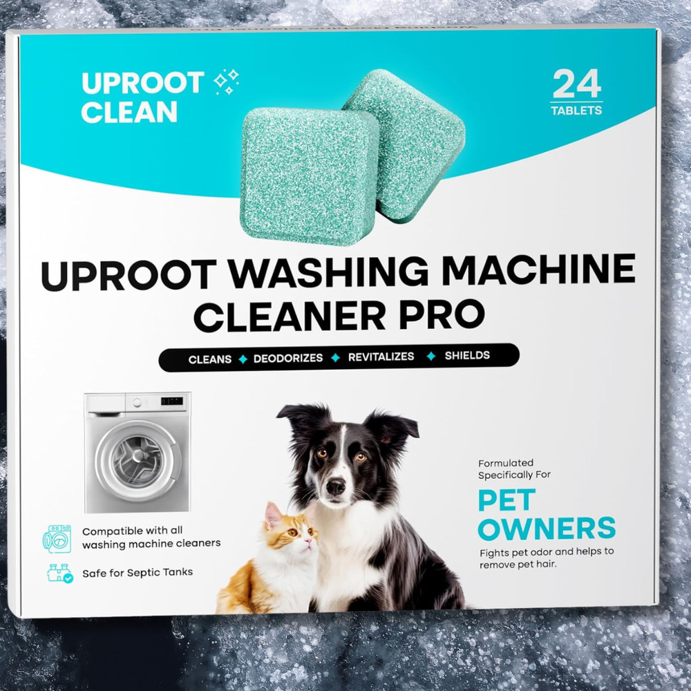 Washing Machine Cleaner Tablets - 24 Pack for a 12 Month Supply. Fo