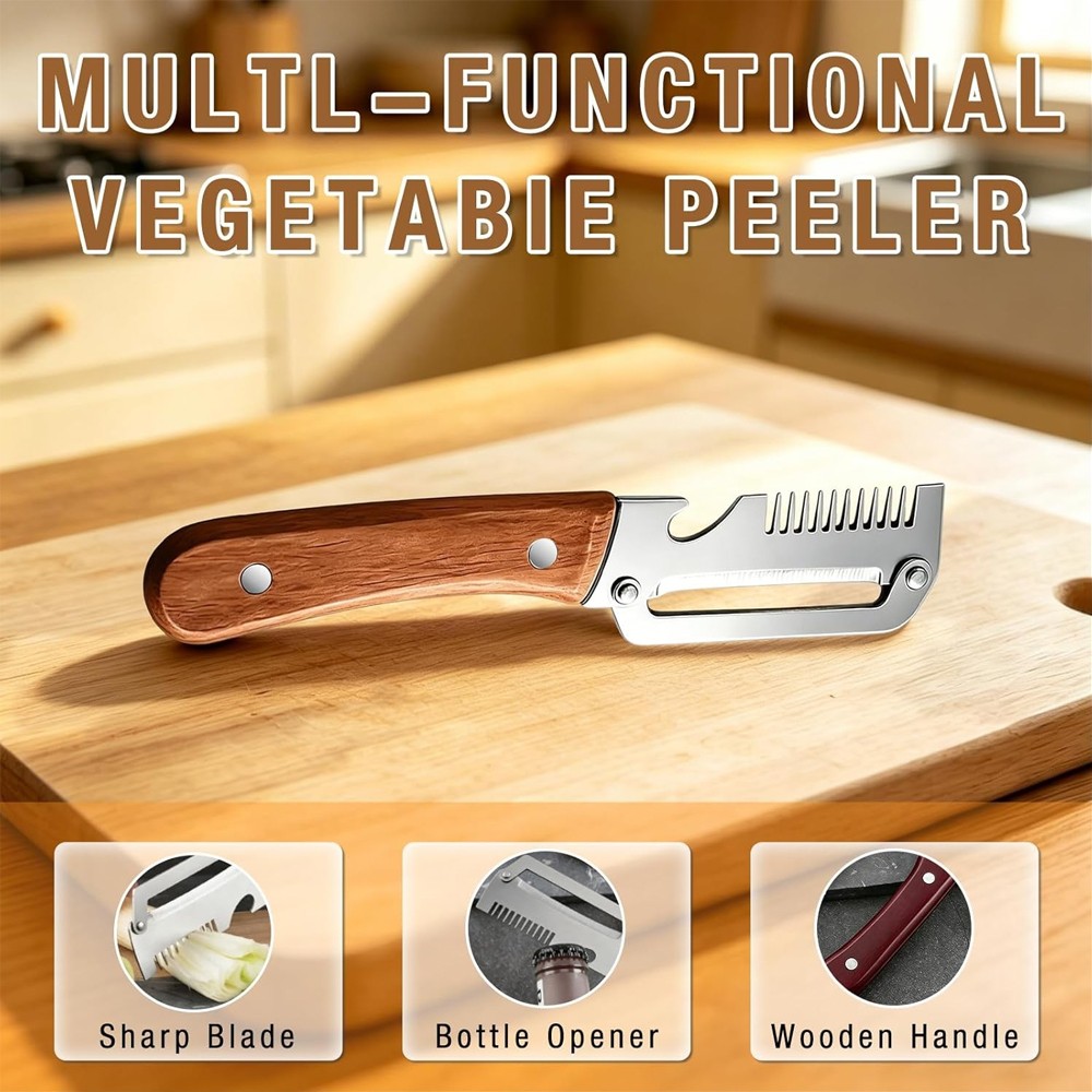 3 in 1 Multi-Functional Vegetable Peeler for Kitchen Stainless Steel Peeler gallery