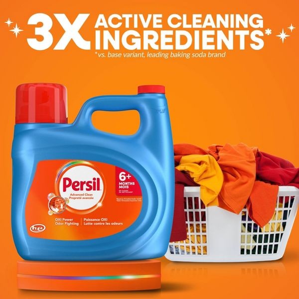 Advanced Oxi + Odor Fighting HE Deep Cleaning Liquid Laundry Detergent 75 Loads gallery