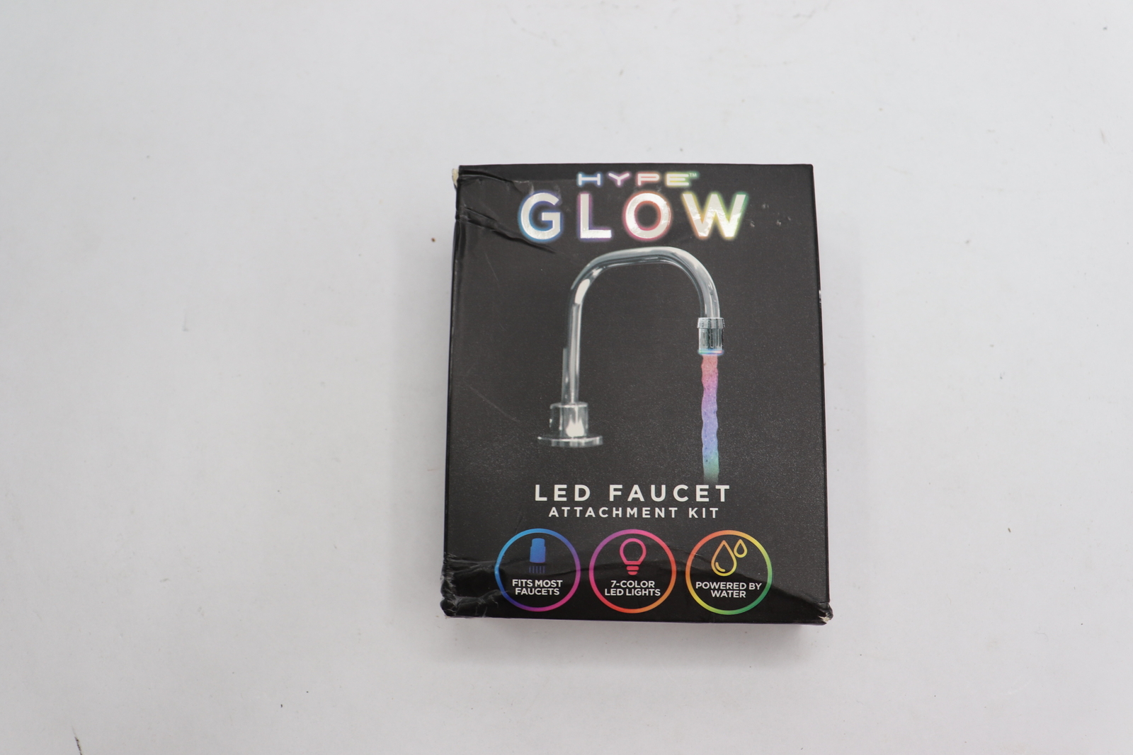 Hype Glow Changing Glow Shower Stream Water LED Faucet Attachment Kit HX-LFAU gallery