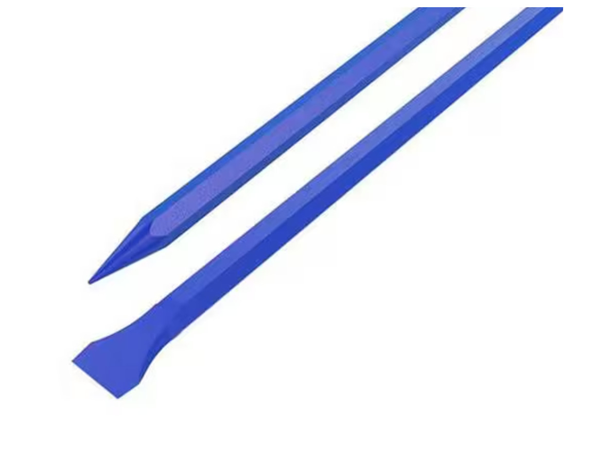 Digging Bar Round Point Tip Forged Carbon Steel Moderately Heavy 17 lbs x 72 in. gallery