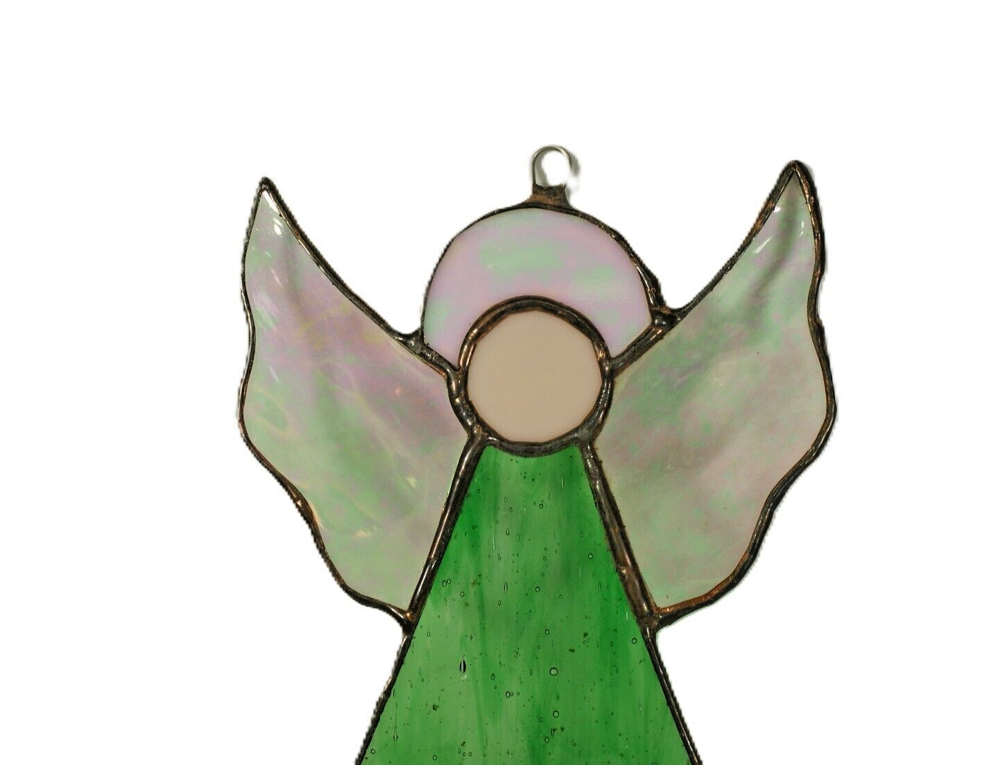 SG35 - Handcrafted Stained Glass Suncatcher, Small Angel, 5.5 X 4 in gallery