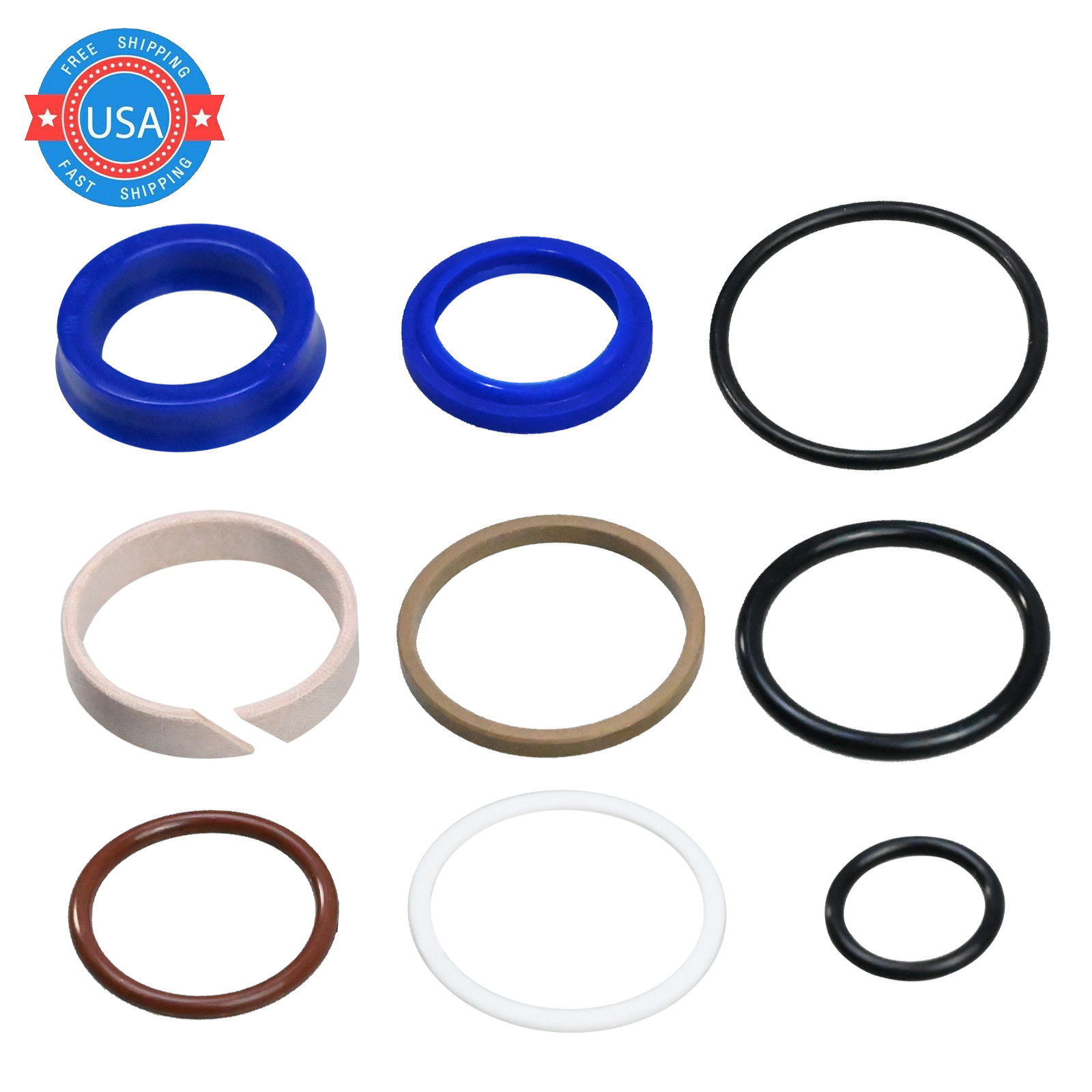 7J266-63400 For Kubota Front Loader LA463 LA513 Cylinder Seal Kit gallery
