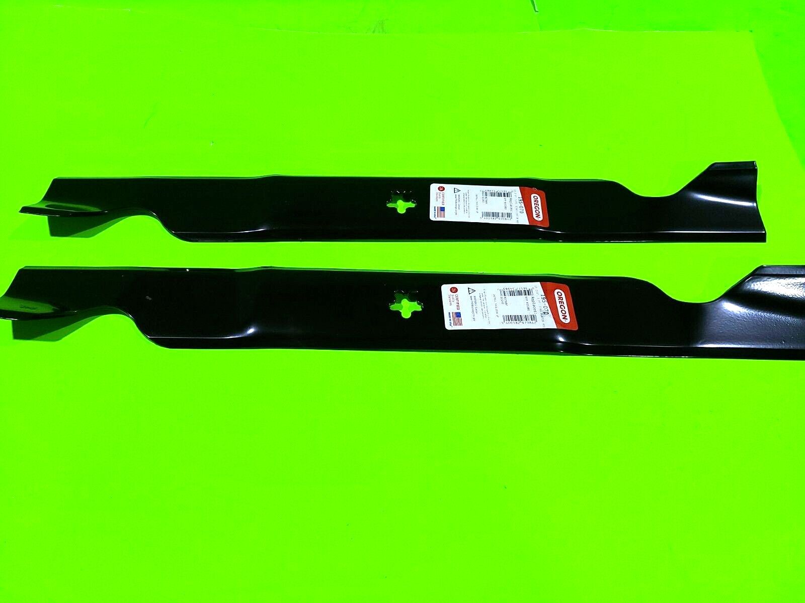 2PK Mower Blades 5-Point Star for 46" Husqvarna YTH22V46 Rpl 405380, 532405380 gallery
