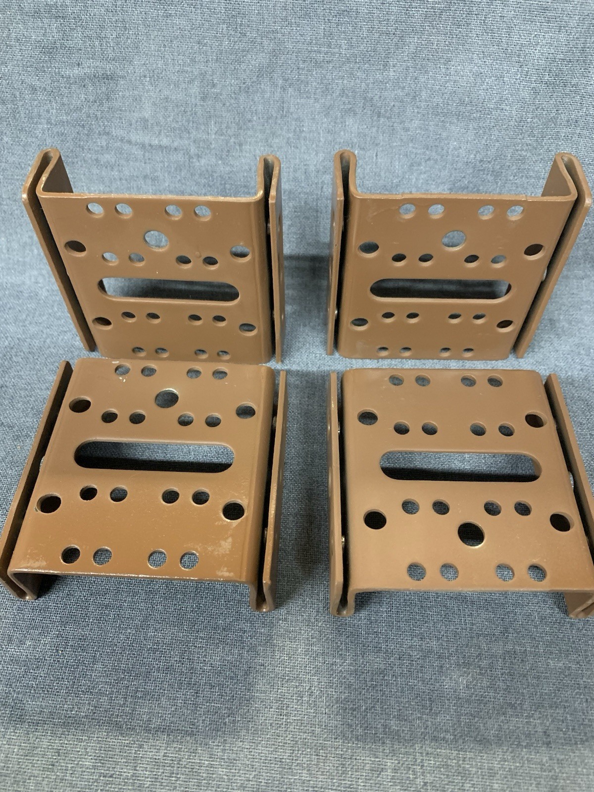 Bed Rail hanger bracket Headboard Footboard Bedpost Double Hook Bedrails 2 Pairs gallery
