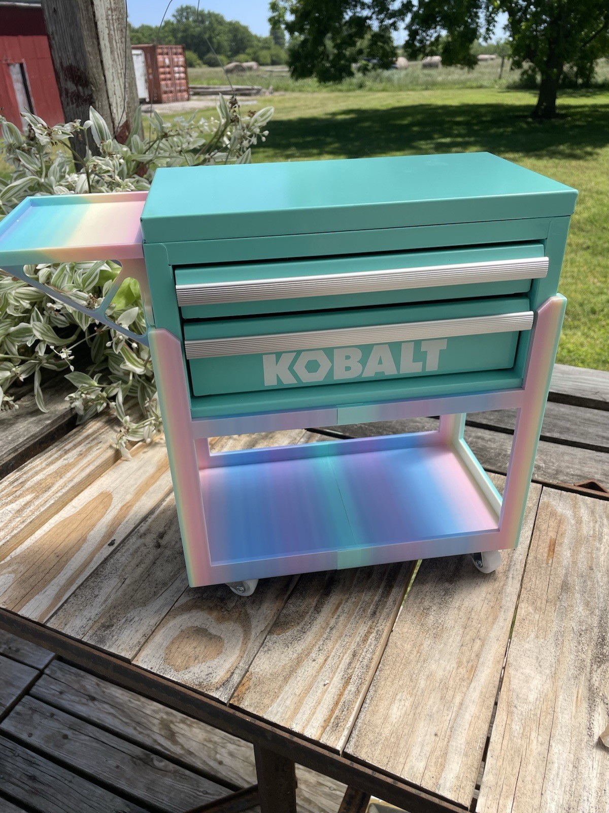 Kobalt Mini Toolbox Cart & Side Tray Custom Base Mini Tool Cart only NO TOOLBOX gallery