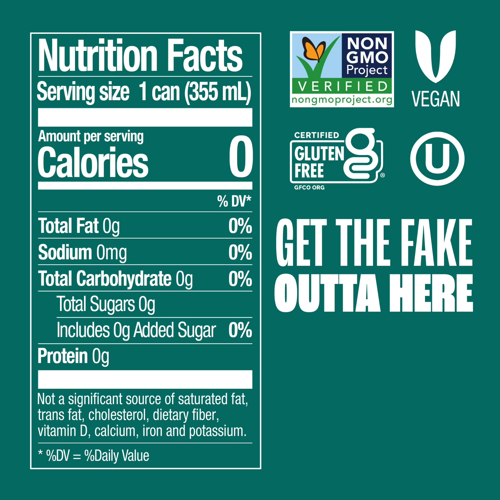 Zevia Zero Sugar, Caffeine-Free Fruity Variety Soda, 12 fl oz, 8 Pack Cans gallery