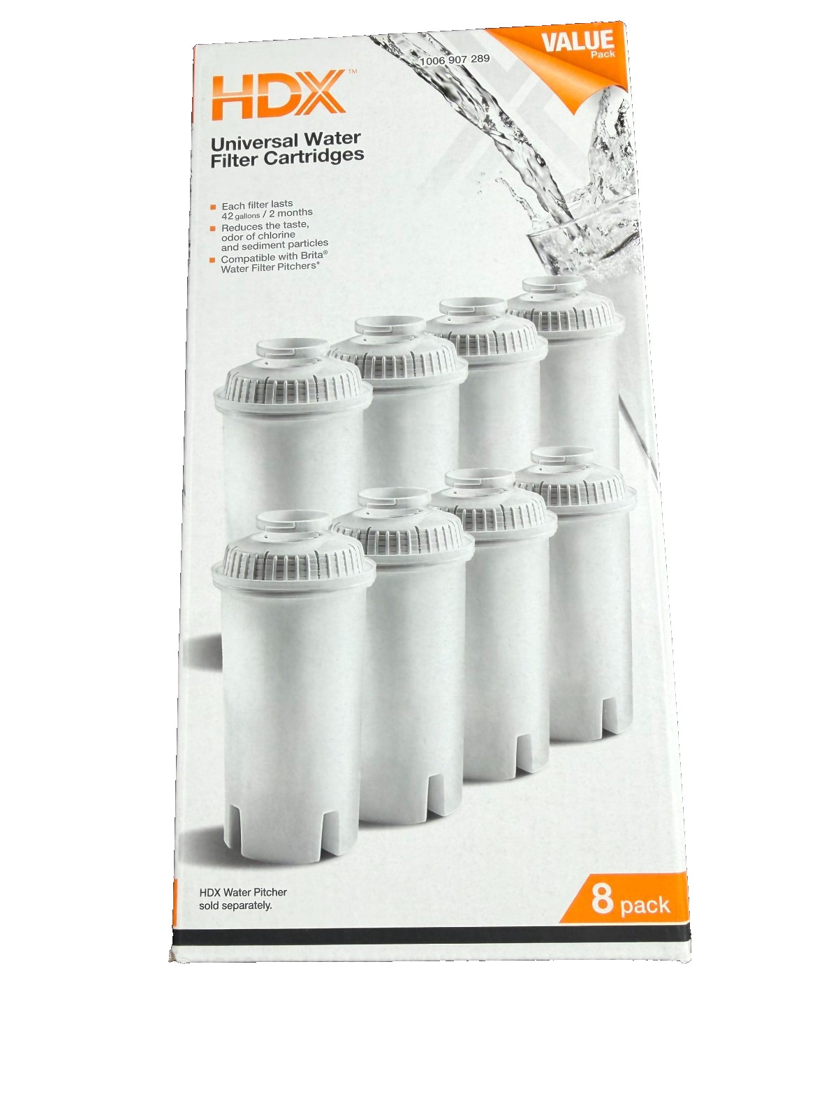 (48) HDX Water Pitcher Replacement Water Filter Cartridges BPA Free (6 Pks of 8) gallery