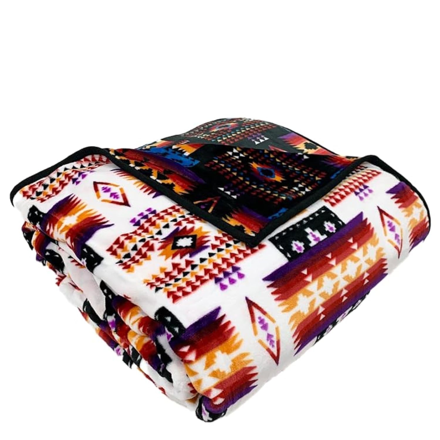 Sacred Thread Aztec Blanket Fleece, Reversible Native American Blanket, Weste... gallery