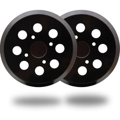 2 Pack 5 Inch 8 Hole Hook and Loop Sander Pad for Ridgid R2600, R2601 5″