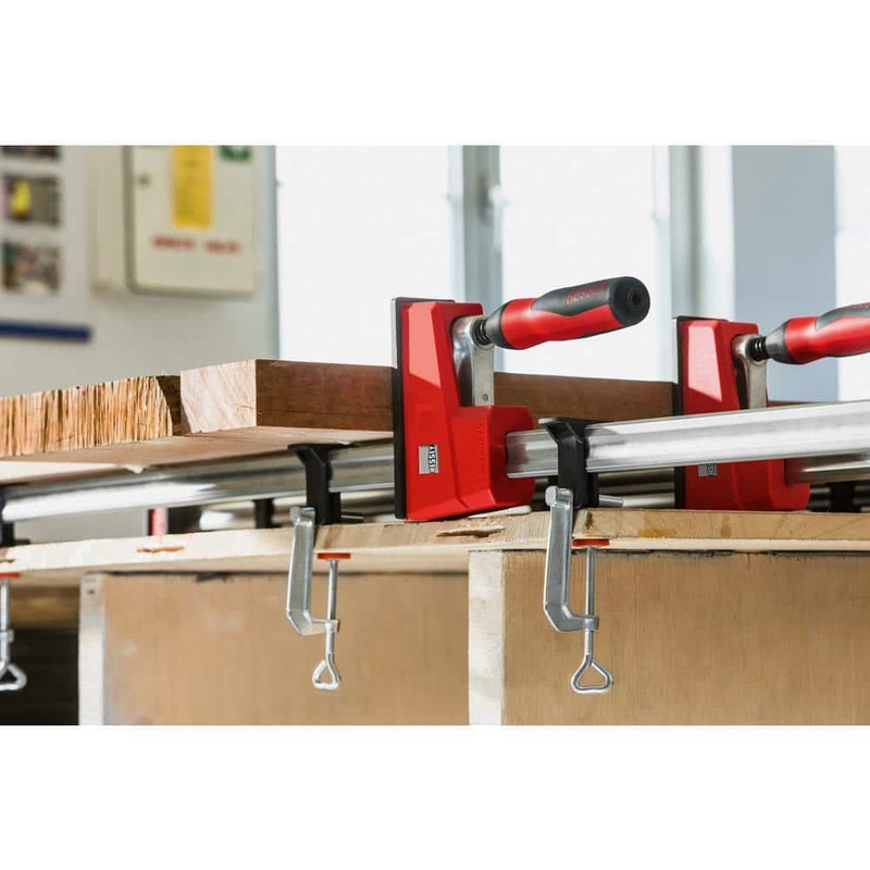BESSEY Parallel Clamp Composite Plastic Handle 12 in. Capacity 3-3/4 in. Throat gallery