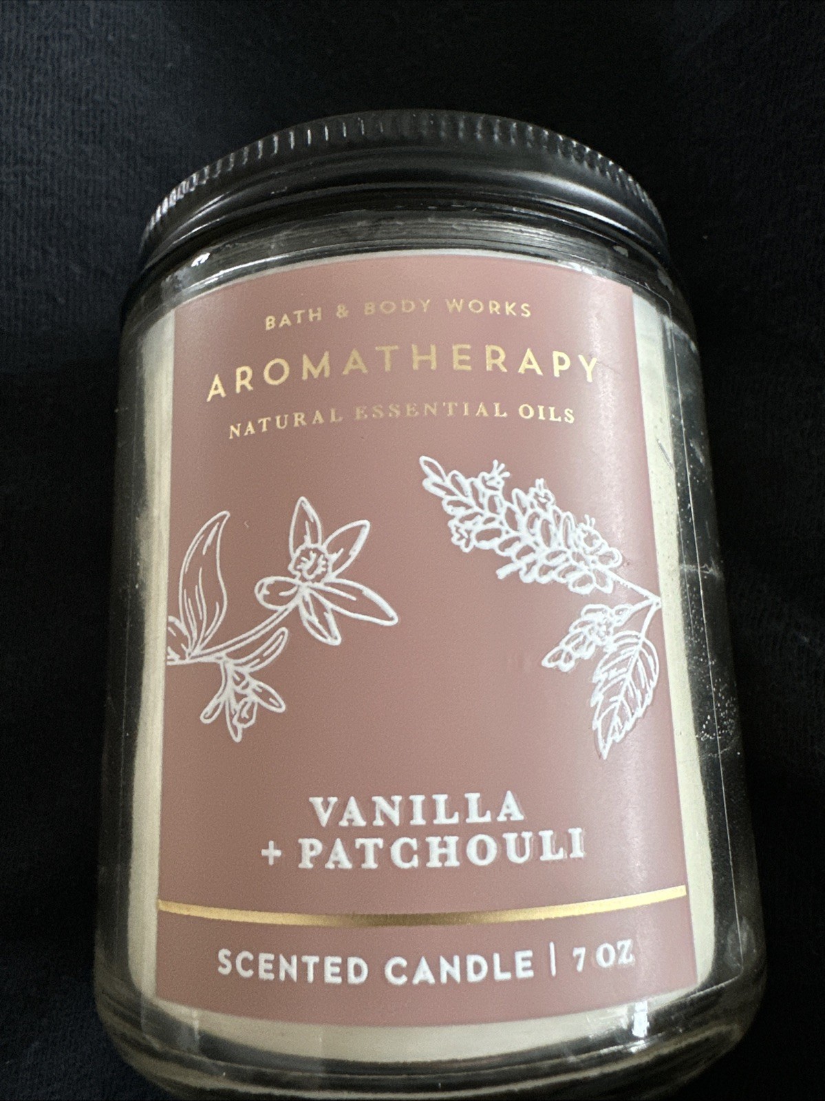 NEW Bath & Body Works Vanilla Patchouli Aromatherapy Candle Single Wick 7 oz gallery