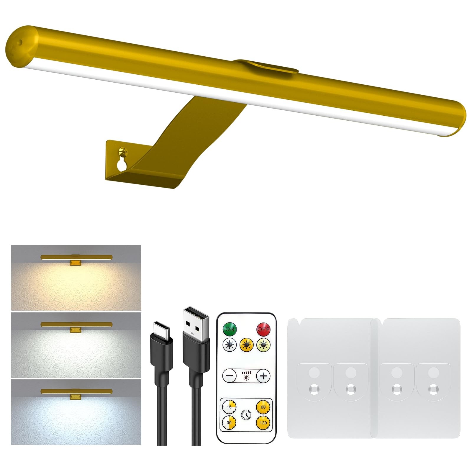 Rechargeable Picture Light with Remote Control for Picture Artwork Gallery gallery