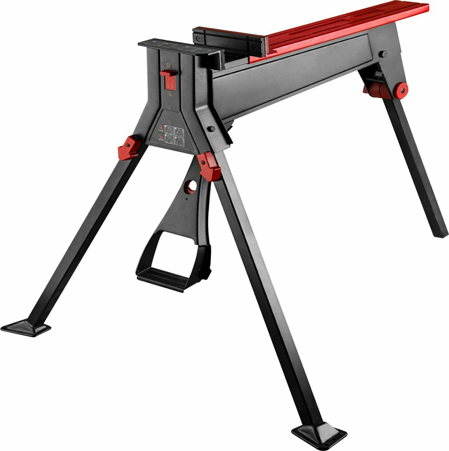 Portable Station Saw Horse Workbench Fit Log and Metal Cutting 1-Ton Clamp Force gallery