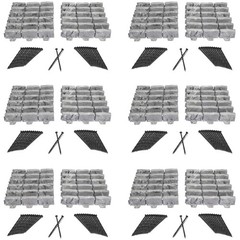 Easy Install Stone-Look Edging Kit, 90ft – Slate Gray