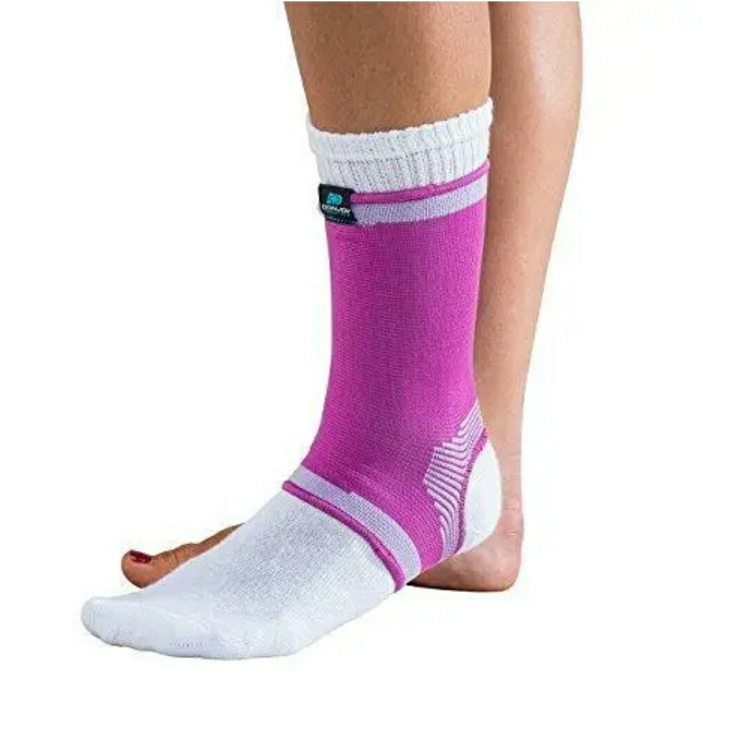 DonJoy Advantage DA161AV01-PNK-L Elastic Ankle for Sprains, Strains, Swelling, gallery
