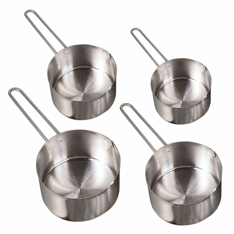 American Metalcraft MCW10 Measuring Cup, Stainless Steel, Wire-Handle gallery