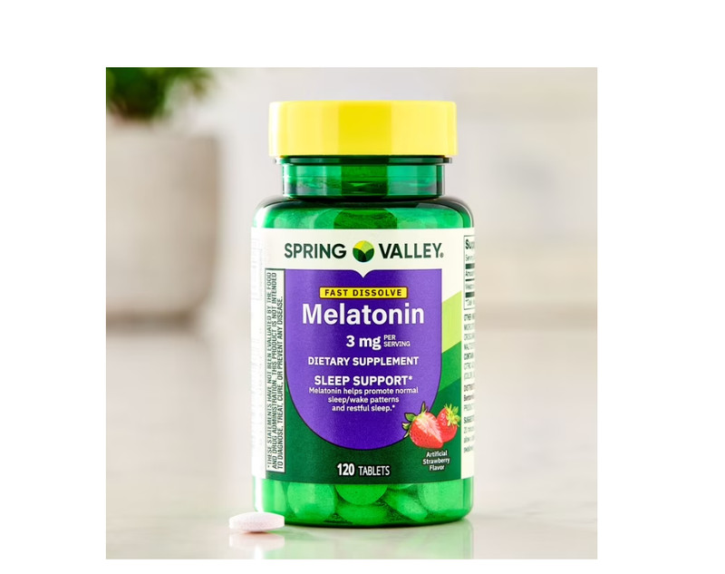 Spring Valley Fast-Dissolve Melatonin Dietary Supplement, 3 Mg, 120 Count, 3pack gallery