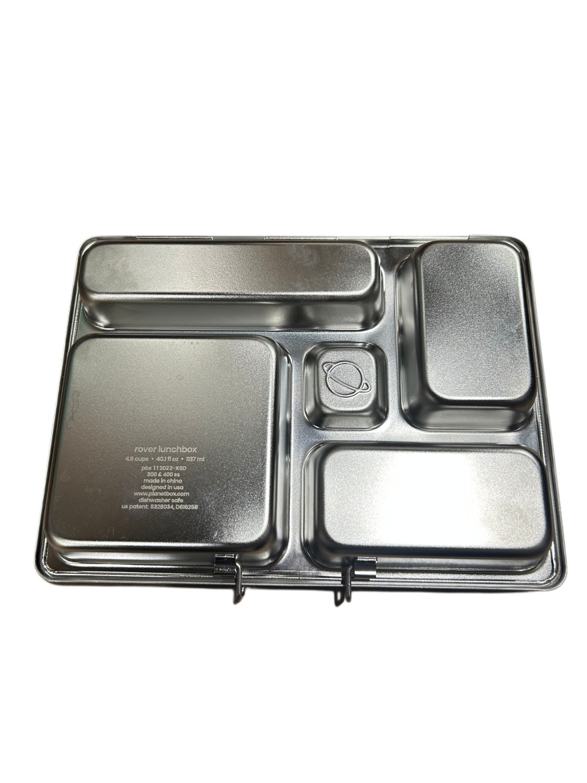 2 Pack Of PLANETBOX Rover Stainless Steel 5 Compartment Bento Lunch Box gallery